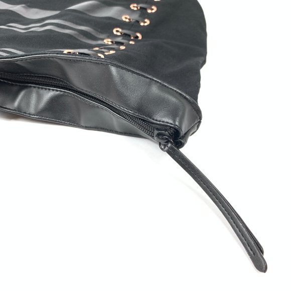 3/$25 Victorias Secret Black Corset Beach Bag - Picture 6 of 10